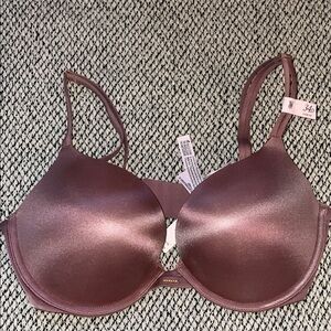 Victoria's Secret Satin Plum Bra